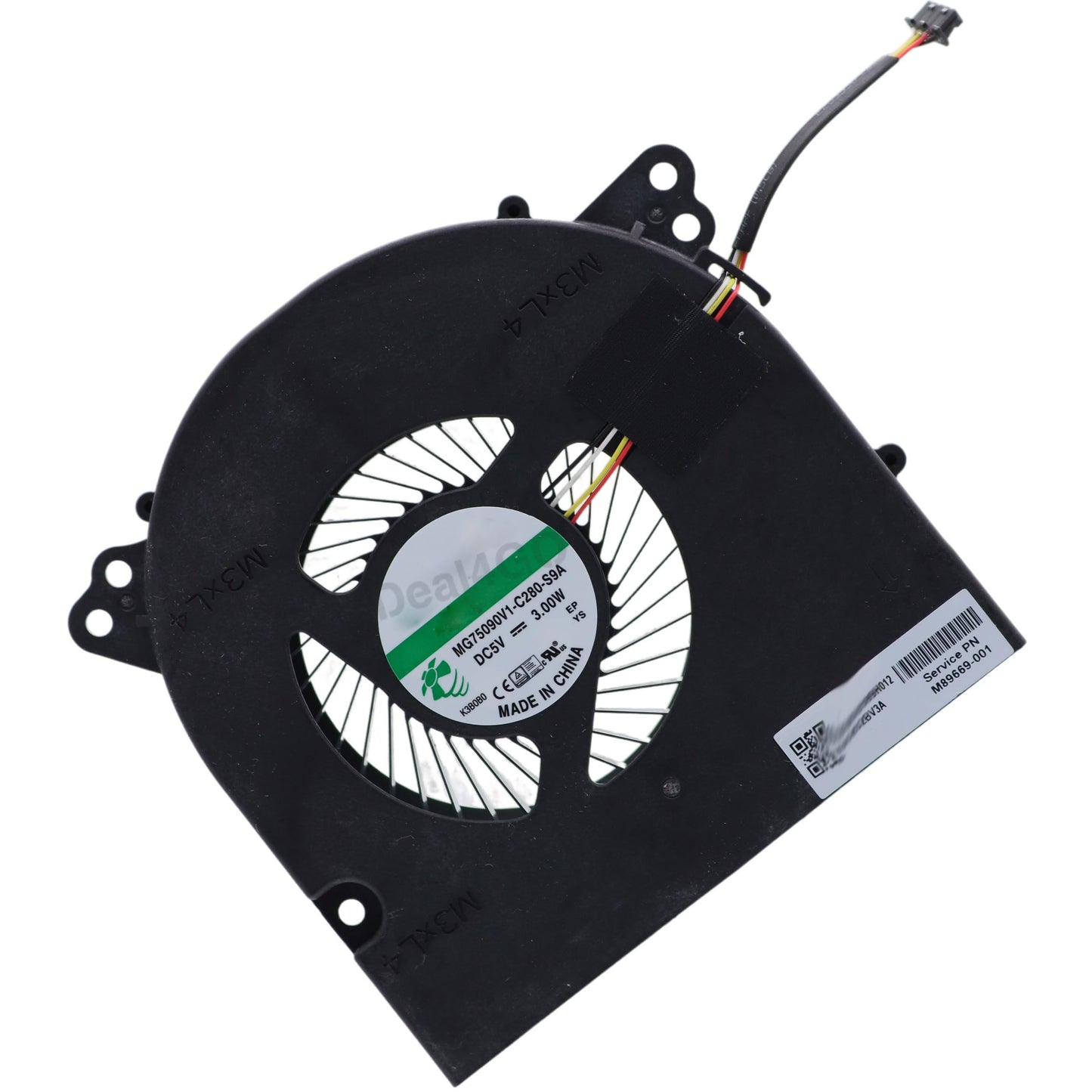 Deal4GO CPU Cooling Fan M89669-001 Replacement for H P 27-CA 27-CB 24-CB 24-CA 27-CA0070 27-CB0052 24-CB1124 All-in-One Desktop, Silver