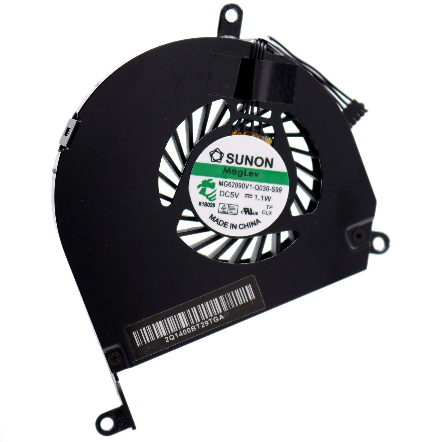 Deal4GO Left Side CPU Cooling Fan MG45070V1-Q021-S9A 661-5044 Replacement for MacBook Pro 17" A1297 2009 2010 2011 A1286