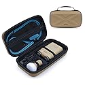 Gleegi Gear Storage Case Compatible with ELECOM NESTOUT Rugged Power Bank and Outdoor Camping LED Lantern and Mini Tripod, EVA Protection Case