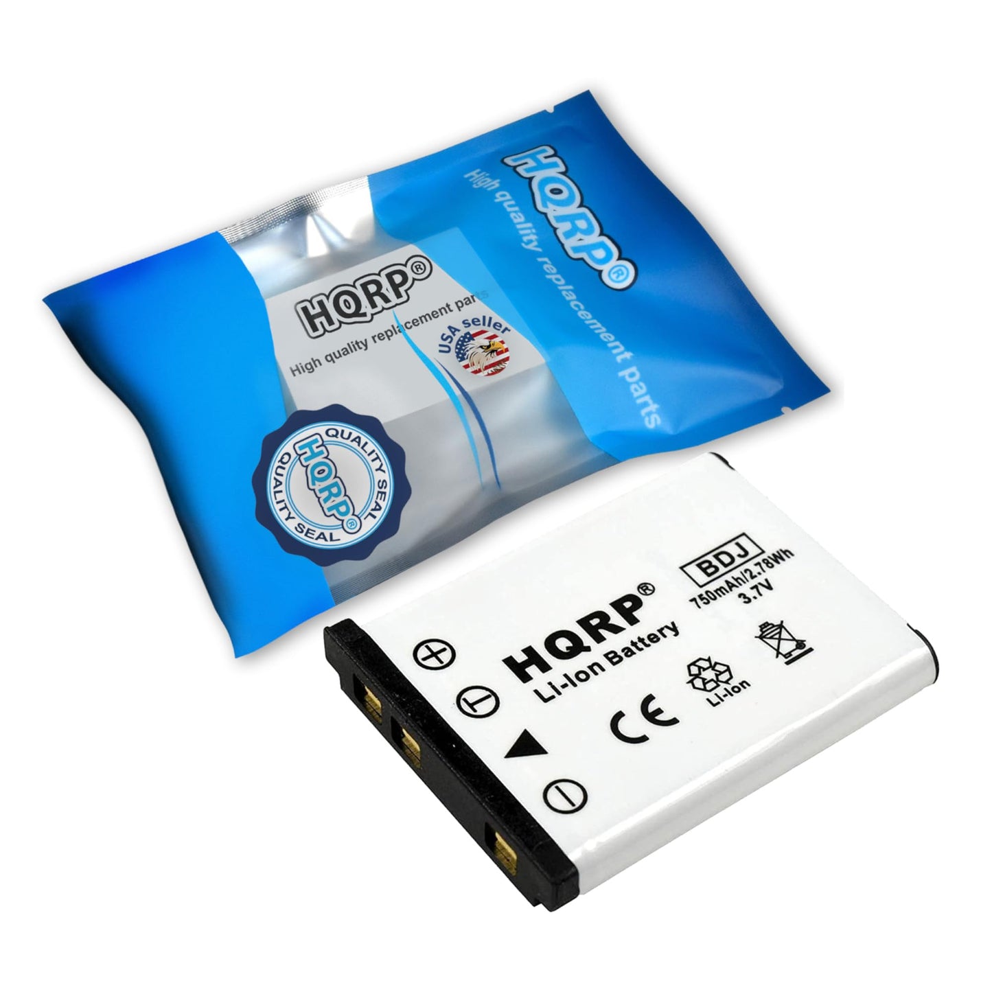 HQRP Rechargeable Battery Compatible with Fuji FUJIFILM NP-45A / NP45A, XP60, XP65, J25, J250, J26, J27, J28, JV150, JX200, JX205, Z700EXR Digital