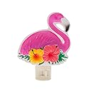 Creative Hobbies Tropical Flamingo Night Light - Includes 5W C7 and Rotational Socket with On/Off Switch