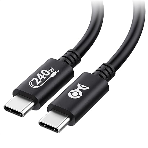 Cable Matters [USB-IF Certified] 240W USB C Cable - 6.6ft, Up to [240W Charging, 480Mbps], No Video Support, USBC Charger Cable/USBC Charging Cord
