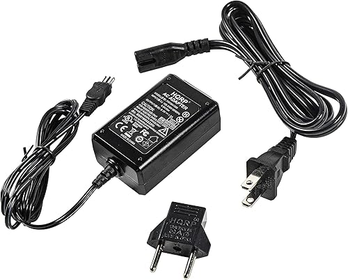 HQRP Replacement AC Adapter/Charger Compatible with Sony Mavica MVC-FD1000, MVC-FD200 Digital Camera with USA Cord & Euro Plug Adapter