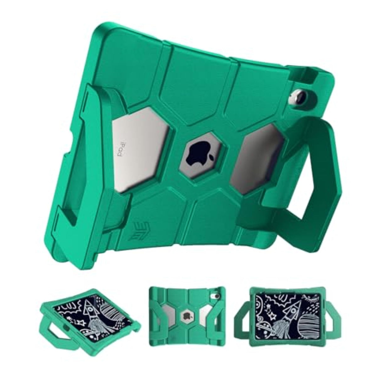 STM Goods Duxling iPad (A16/10th Gen) Case for Kids - Ultra-Protective, Two-Handle Design Allows for Easy Carry and Functions as a Multi-Angle Stand