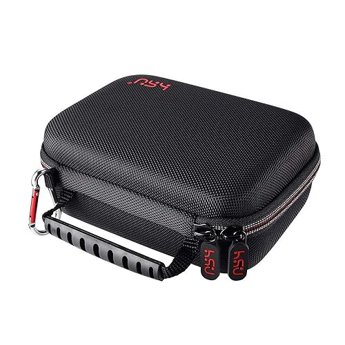 HSU Small Case for GoPro Hero 13/12/11/10/9/8/7/6/5 Black, Carrying Case for Action Cameras and GoPro Accessories(Small Size Red)