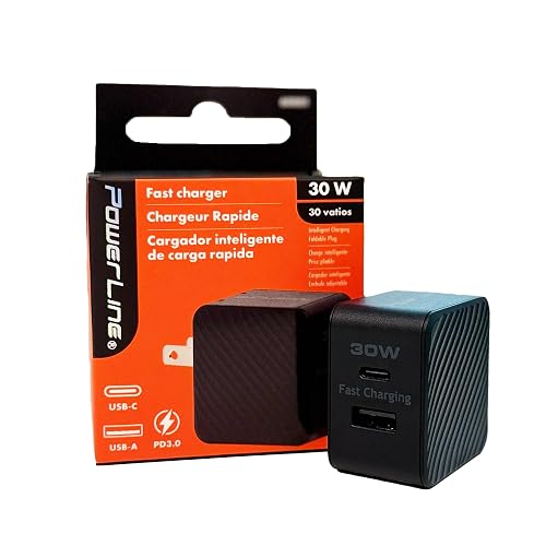 Powerline 30W PD3 Fast Charger/Wall Charger