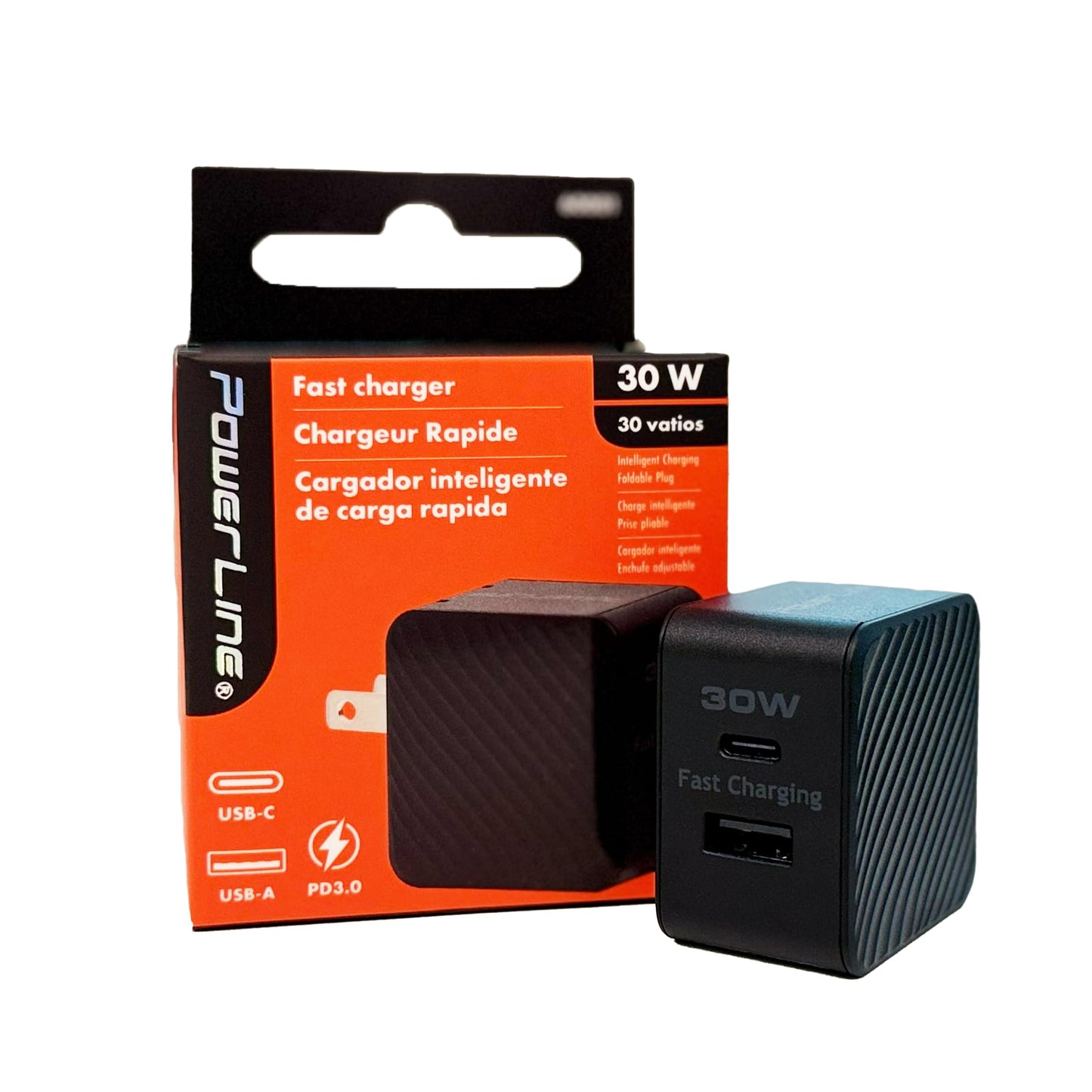 Powerline 30W PD3 Fast Charger/Wall Charger