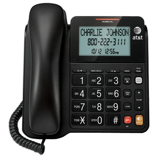 AT&T CL2940BK Landline Telephone, 1-Handset