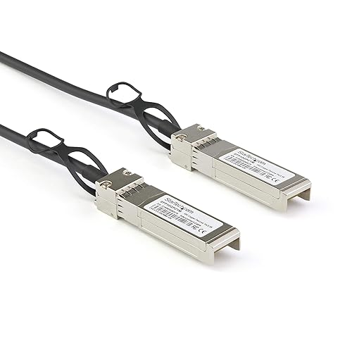 StarTech.com Dell EMC DAC-SFP-10G-1M Compatible 1m 10G SFP+ to SFP+ Direct Attach Cable Twinax - 10GbE SFP+ Copper DAC 10 Gbps Low Power Passive Mini