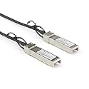 StarTech.com Dell EMC DAC-SFP-10G-1M Compatible 1m 10G SFP+ to SFP+ Direct Attach Cable Twinax - 10GbE SFP+ Copper DAC 10 Gbps Low Power Passive Mini