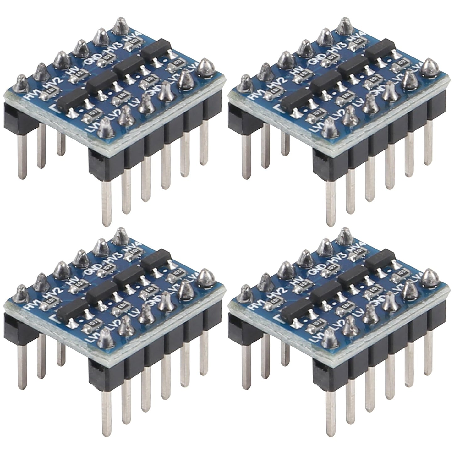 AITIAO 10pcs 4 Channels IIC I2C Logic Level Converter PRE-SOLDERED Bi-Directional Module 3.3V to 5V Shifter for Raspberry Pi and Other…