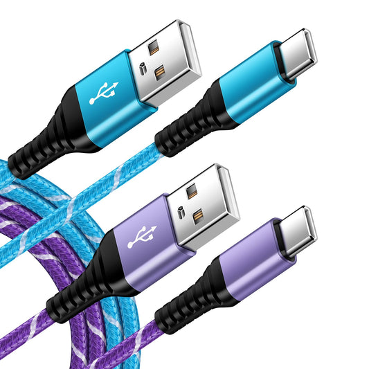 USB C Charger Cord Fast Charging Cable for iPhone 17 Pro Max 17 Air 16e 16 Pro Max 16 Plus 16 Pro 15, 2Pack 6FT 3.1A USB Type Phone Power Cords 6 Feet