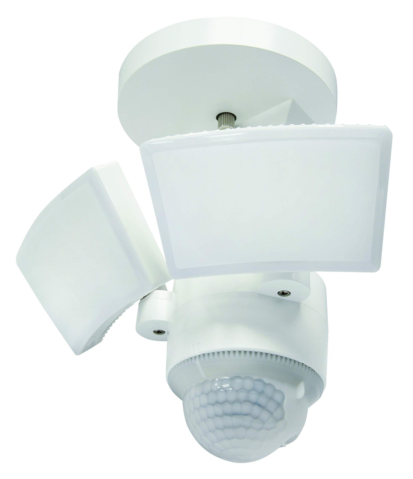 IQ AMERICA LED Outdoor Motion Sensor Security Floodlight - 1100 Lumens, 180° Detection, Weatherproof Design, Versatile Eave or Wall Mounting, Exit