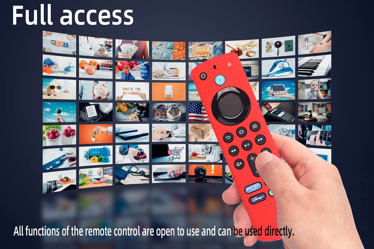 Silicone Remote Cover for Fire TV Stick 3rd Gen 2021 /Fire TV Stick 4k Max Silicone Case Anti-Slip Silicone Protective Case Silicone Sleeve