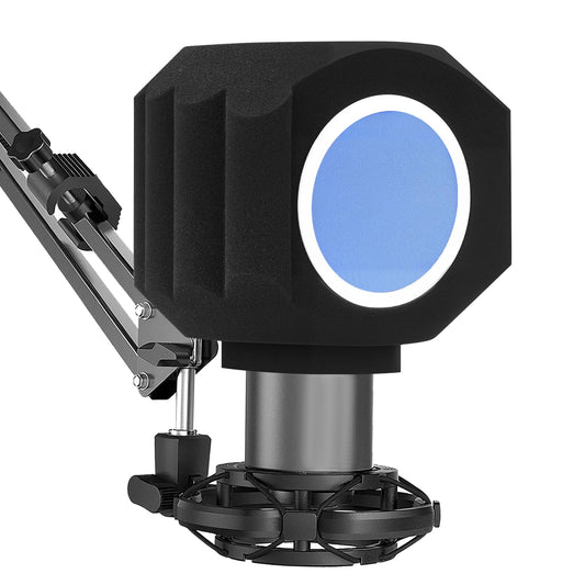Professional Pop Filter Isolation Ball For Microphone?Microphone Isolation Ball Effectively Reduces Noise And Reflection?Double Layer Filtration
