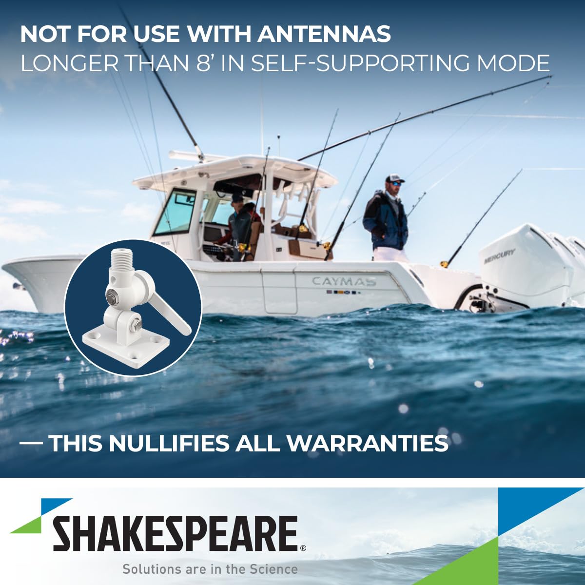 Shakespeare Antenna Mount Nylon Ratchet