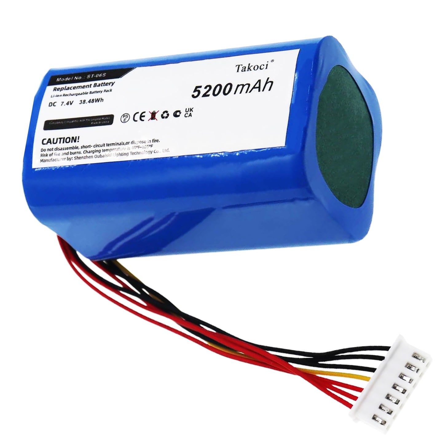 SCESMIA SRS-XB30 Replacement Battery Compatible with So-ny SRS-XB43 ID659B SRS-XB3 ID659 SRS-X30 Speaker 7.4V 5200mAh