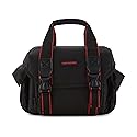 COMMANDER OPTICS Large Camera Bag - Water Resistant, Soft Padded, Spacious Travel Bag for Canon EOS, Nikon, Sony & More DSLR Cameras/Camcorders Ample