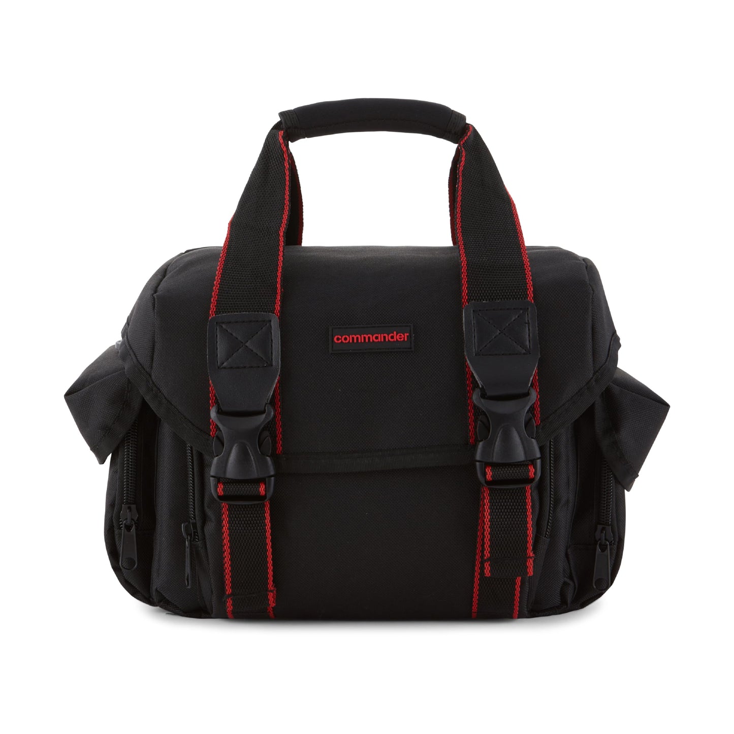 COMMANDER OPTICS Large Camera Bag - Water Resistant, Soft Padded, Spacious Travel Bag for Canon EOS, Nikon, Sony & More DSLR Cameras/Camcorders Ample