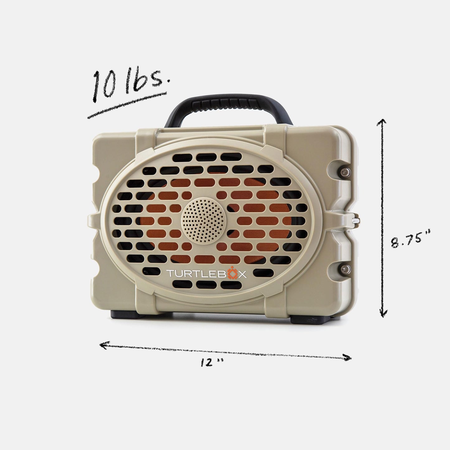 Turtlebox Original Gen 3: Portable Outdoor Bluetooth Speaker - Ultra-Loud (120dB), Waterproof (IP67), Rugged, Impact-Resistant, 3-Day Battery | Party