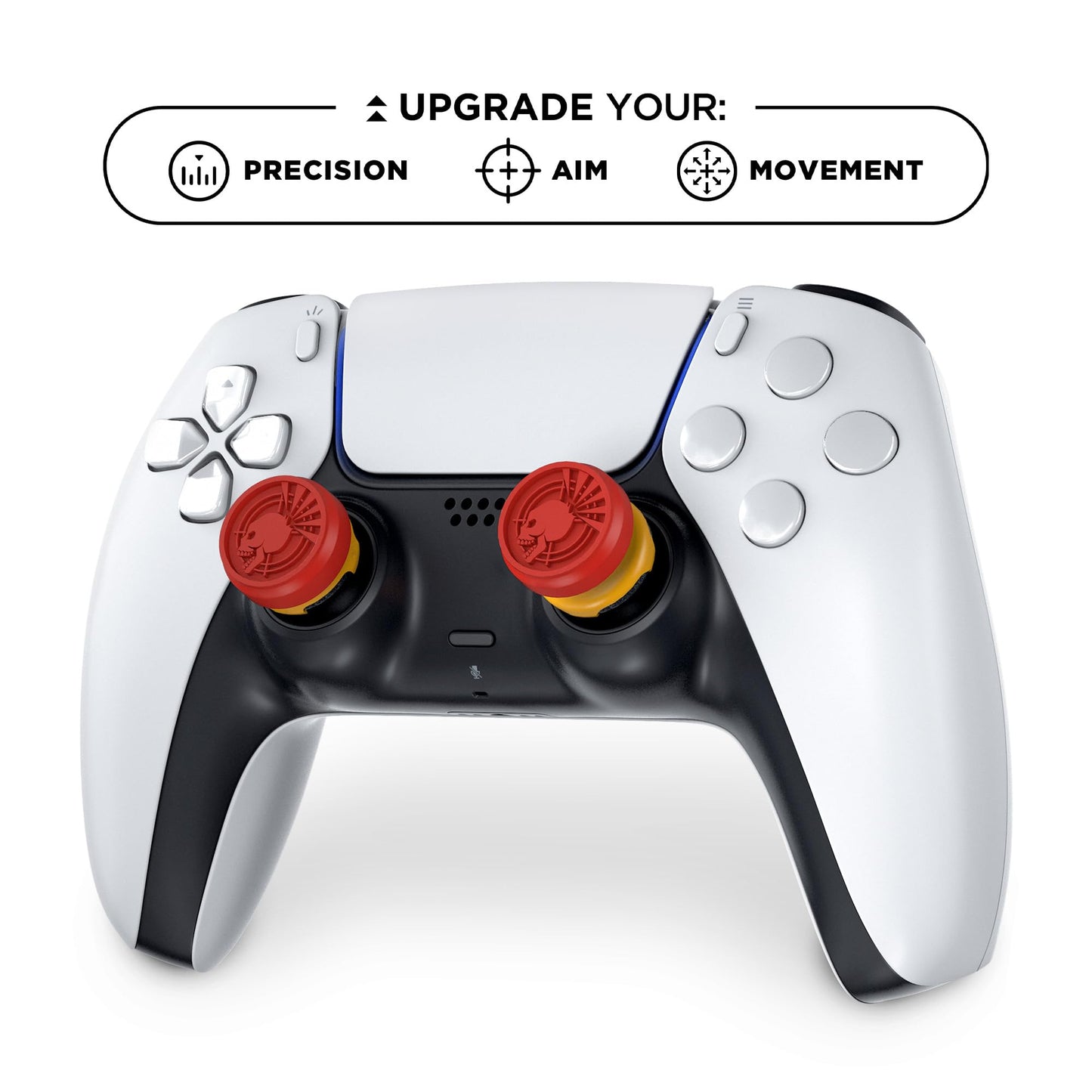 KontrolFreek Call of Duty Deadshot Edition Performance Thumbsticks for PlayStation 5 (PS5) and PlayStation 4 (PS4) | 1 High-Rise, 1 Mid-Rise |