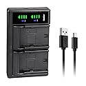 Kastar NP-FF50 LTD2 USB Battery Charger Compatible with Sony DCR-PC106, DCR-PC106E, DCR-PC107, DCR-PC107E, DCR-IP1, DCR-IP1E, DCR-IP1K, DCR-IP200K