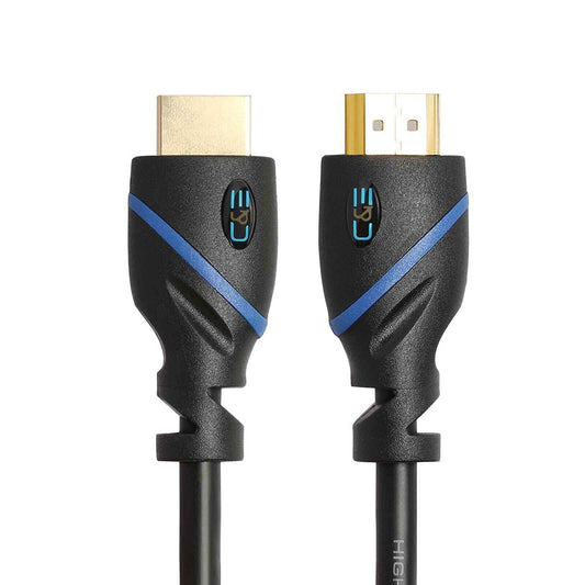 50ft (15.2M) High Speed HDMI Cable Male to Male with Ethernet Black (50 Feet/15.2 Meters) Supports 4K 30Hz, 3D, 1080p and Audio Return CNE01883