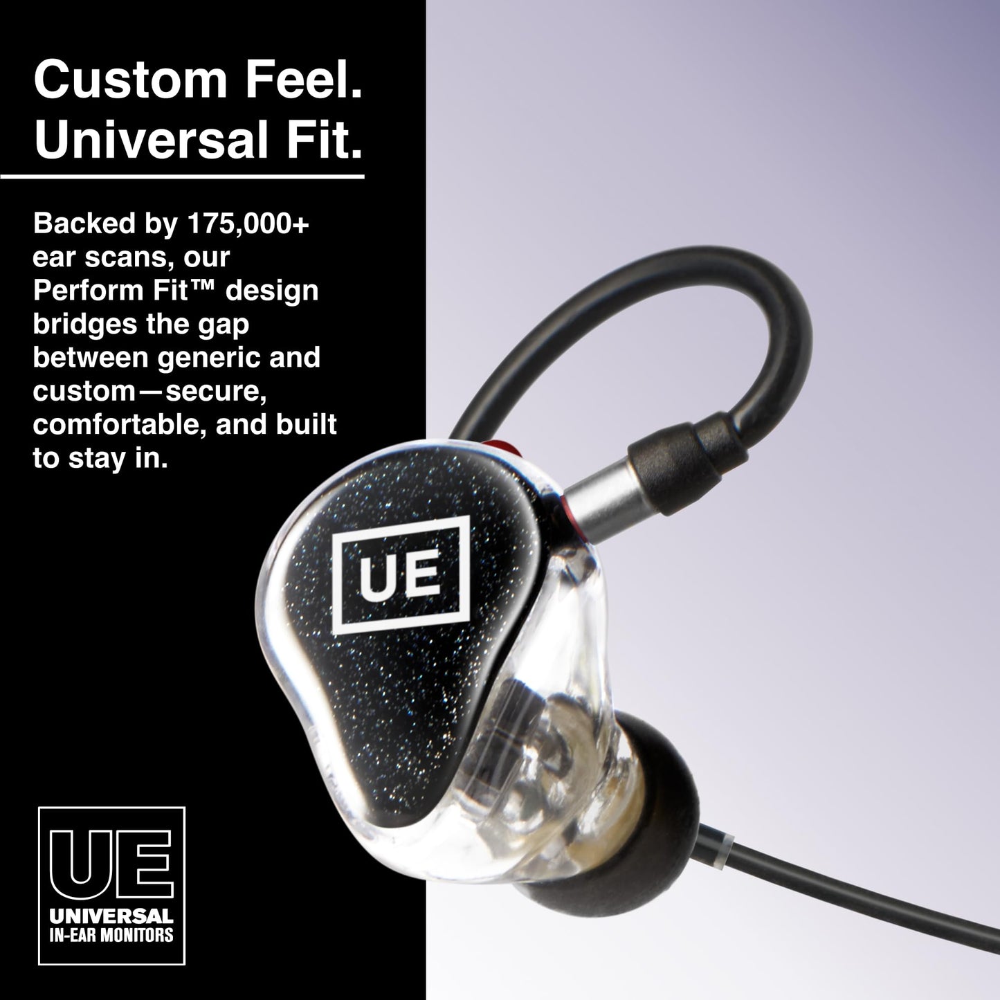 Ultimate Ears Pro UE 250 Universal IEMs Double Drivers - 1 Pair