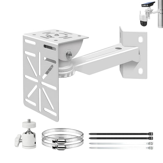 Coolotic Security Camera Mount System - Modular 3-in-1 Adjustable Clamp-on Bracket | Fit Pole/Corner/Wall, ndoor Outdoo Screw & Clamp Installation