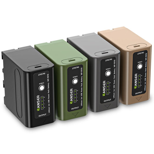OANSER NP-F970 Battery, NPF Battery with USB-C for Sony NP-F970 NP-F960 NP-F750 NP-F550, Replacement Compatible for Sony CCD-TRV215 CCD-TR917