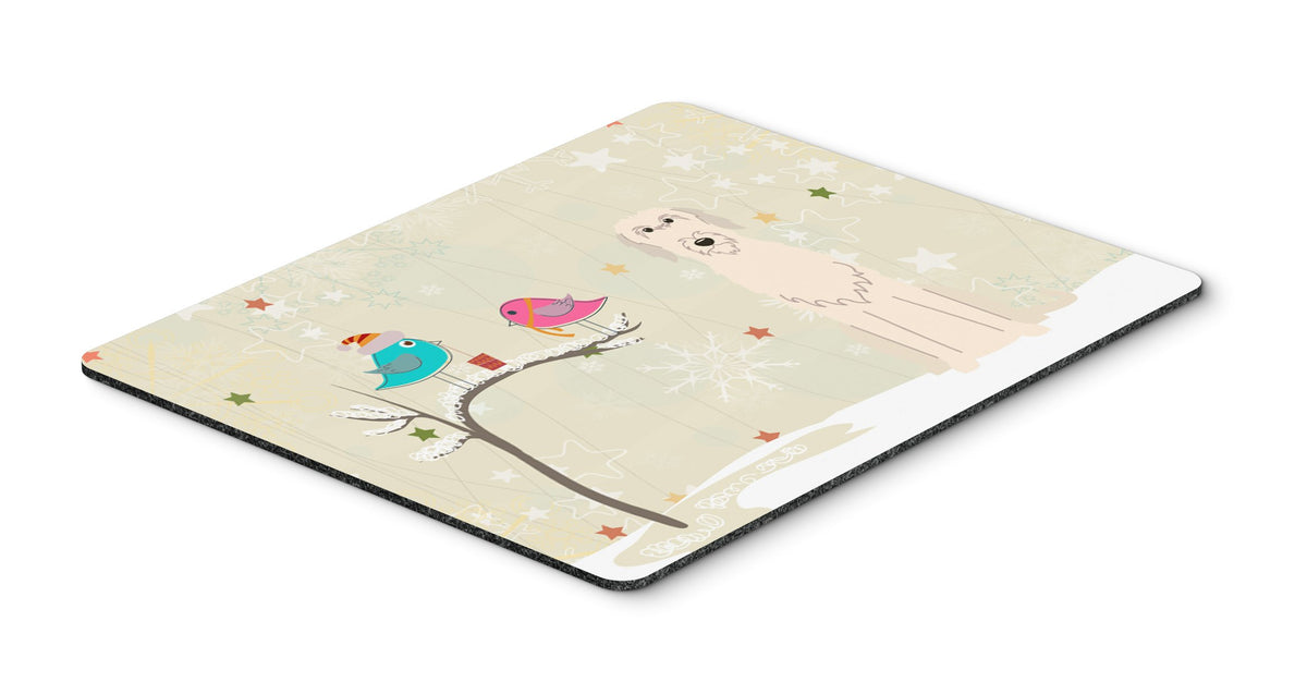 Caroline's Treasures BB2537MP Between Friends Irish Wolfhound Mouse Pad, Hot Pad or Trivet for Home Office Gaming Working Computers Laptop Mouse