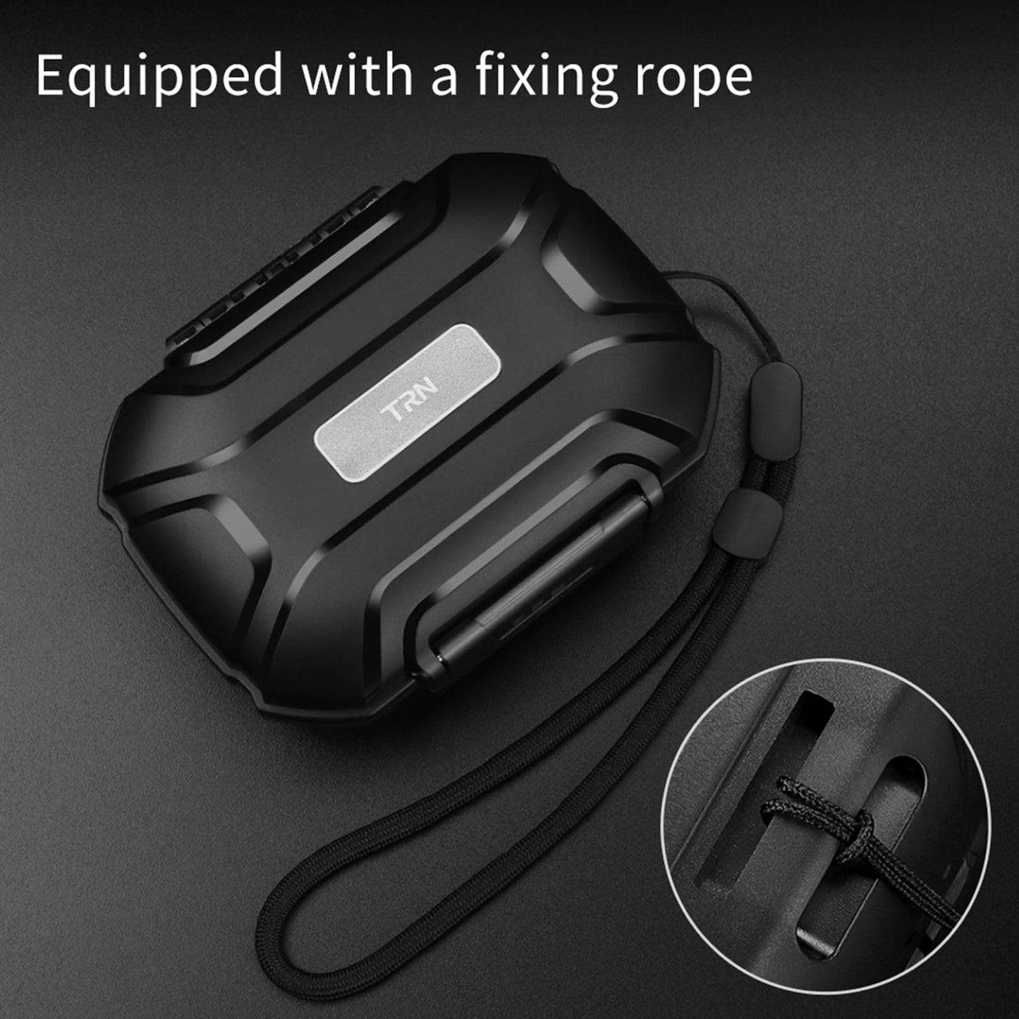 KZ ZS12 Pro X Case for in Ear Monitor IEM, KYUHEEO TRN Wired Earbuds Hard Case,Waterproof Earphone Storage Box Bag for KZ ZS10 Pro/ZAR/Gale/ZAS