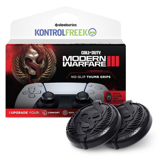 KontrolFreek Call of Duty: Modern Warfare III No-Slip Thumb Grips | Universal Edition for PlayStation 4 (PS4), PlayStation 5 (PS5), Xbox One & Xbox
