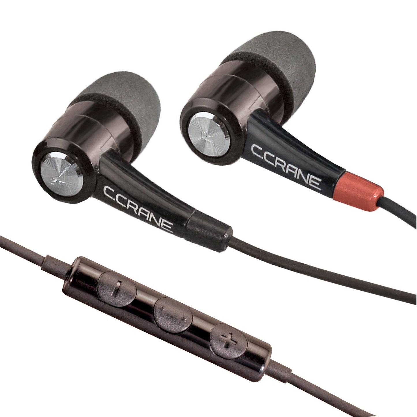 C. Crane CC Buds PRO Earbuds, Mic & Phone Remote with Six Different Earbud Covers Included for Custom Comfort - Designed for Voice Clarity and Audio…
