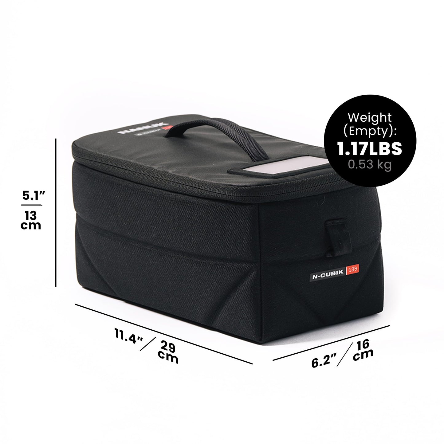 Nanuk N-PVD Messenger Bag for Camera and Drone, Black - 15L