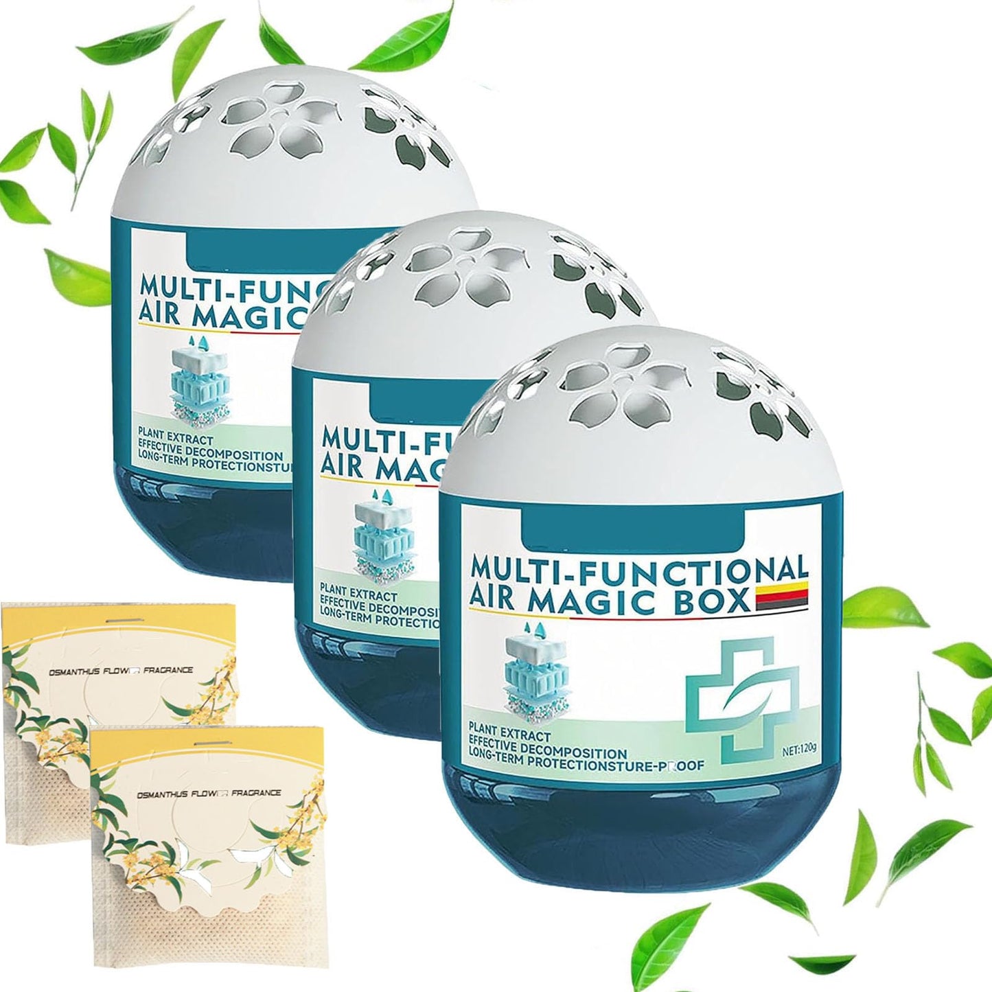 Indoor Air Purification Dust Removal Magic Box, Multi-functional Air Magic Box Cleaner, Long-Lasting Airs Freshener, Automatic Dust Collection Airs