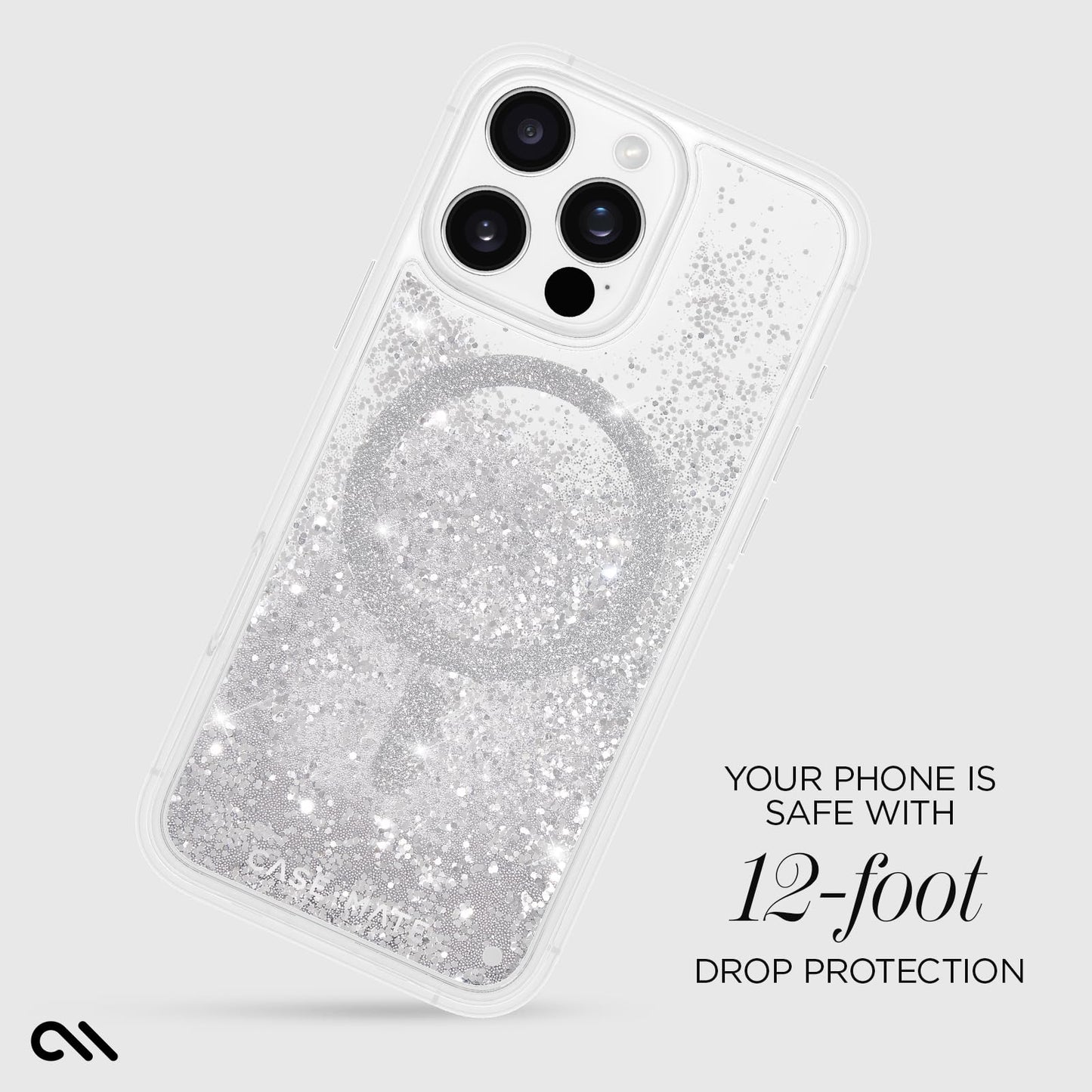 Case-Mate iPhone 16 Pro Max Case - Silver Waterfall