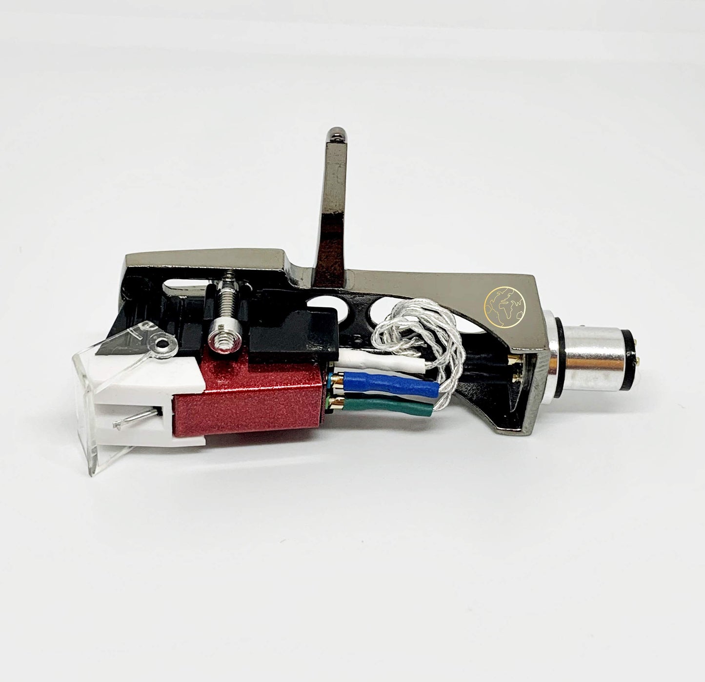 Cartridge and Stylus, needle and titanium Headshell with mounting bolts for Stanton T120, T60, T80, T90, T62, T92, ST150, T92 usb, ST100, STR8100