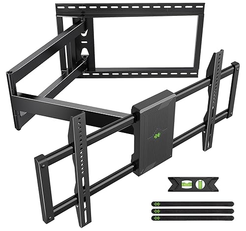 USX Mount Long Arm TV Wall Mount for Most 42-95 inch TV 40 Inch Extension Full Motion TV Mount?Pre-Assembled Wall Mount with Swivel and Tilt Up