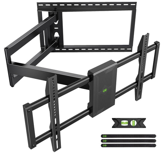 USX Mount Long Arm TV Wall Mount for Most 42-95 inch TV 40 Inch Extension Full Motion TV Mount?Pre-Assembled Wall Mount with Swivel and Tilt Up