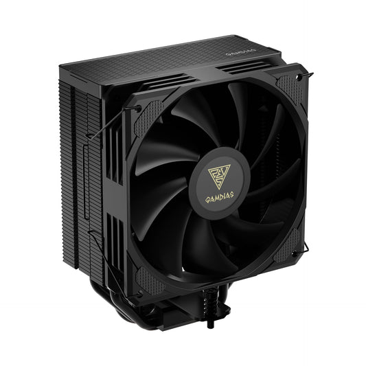 Gamdias Boreas E2-410 CPU Air Cooler, 4 Copper Heat Pipes, 120mm Hydraulic Bearing PWM Fan, Support LGA