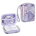 Fintie Protective Case for Canon Ivy 2 Mini, Canon Ivy CLIQ2 / CLIQ+2 Instant Camera Photo Printer - Shockproof Hard Shell Carrying Case, Lilac Marble