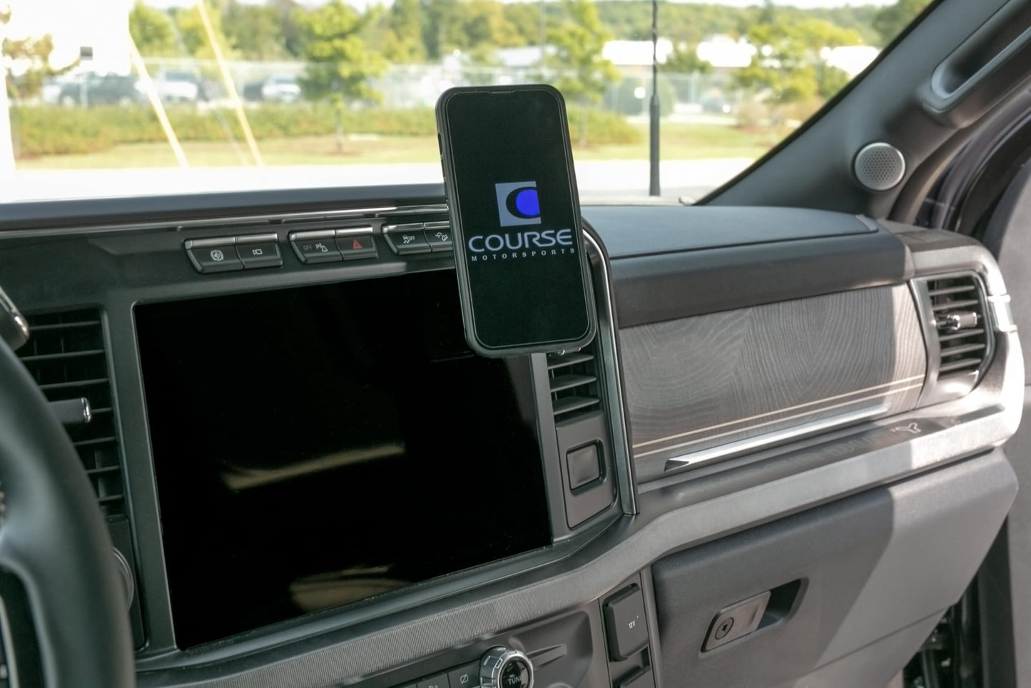 Course Motorsports Direct Fit Phone Mount - Ford Super Duty 2023+ Magsafe Head - Non Charging Left or Right