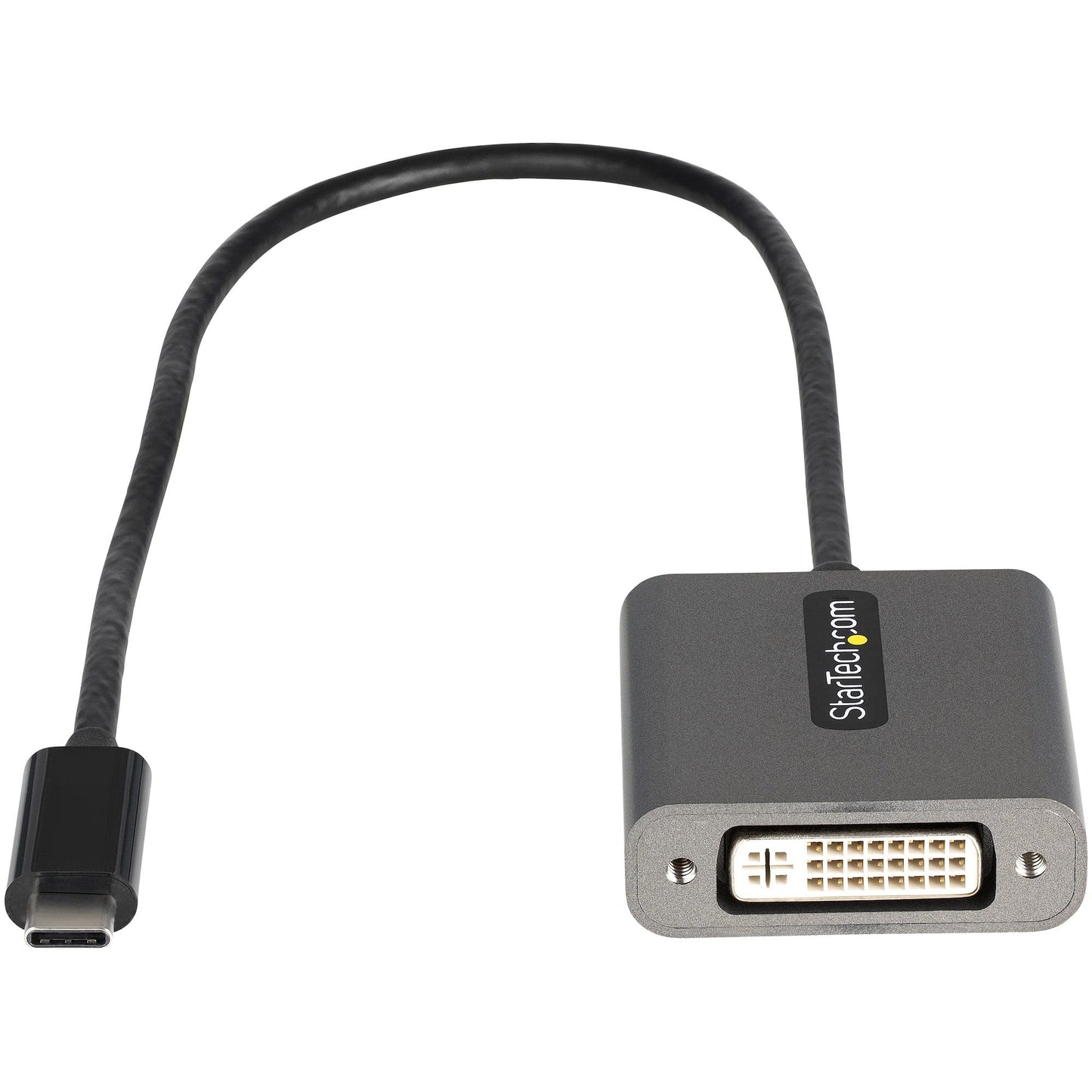 StarTech.com USB C to DVI Adapter - 1920x1200 USB Type C to DVI-D Display/Monitor Video Converter, USB-C Dongle, Thunderbolt 3 Compatible, 12"