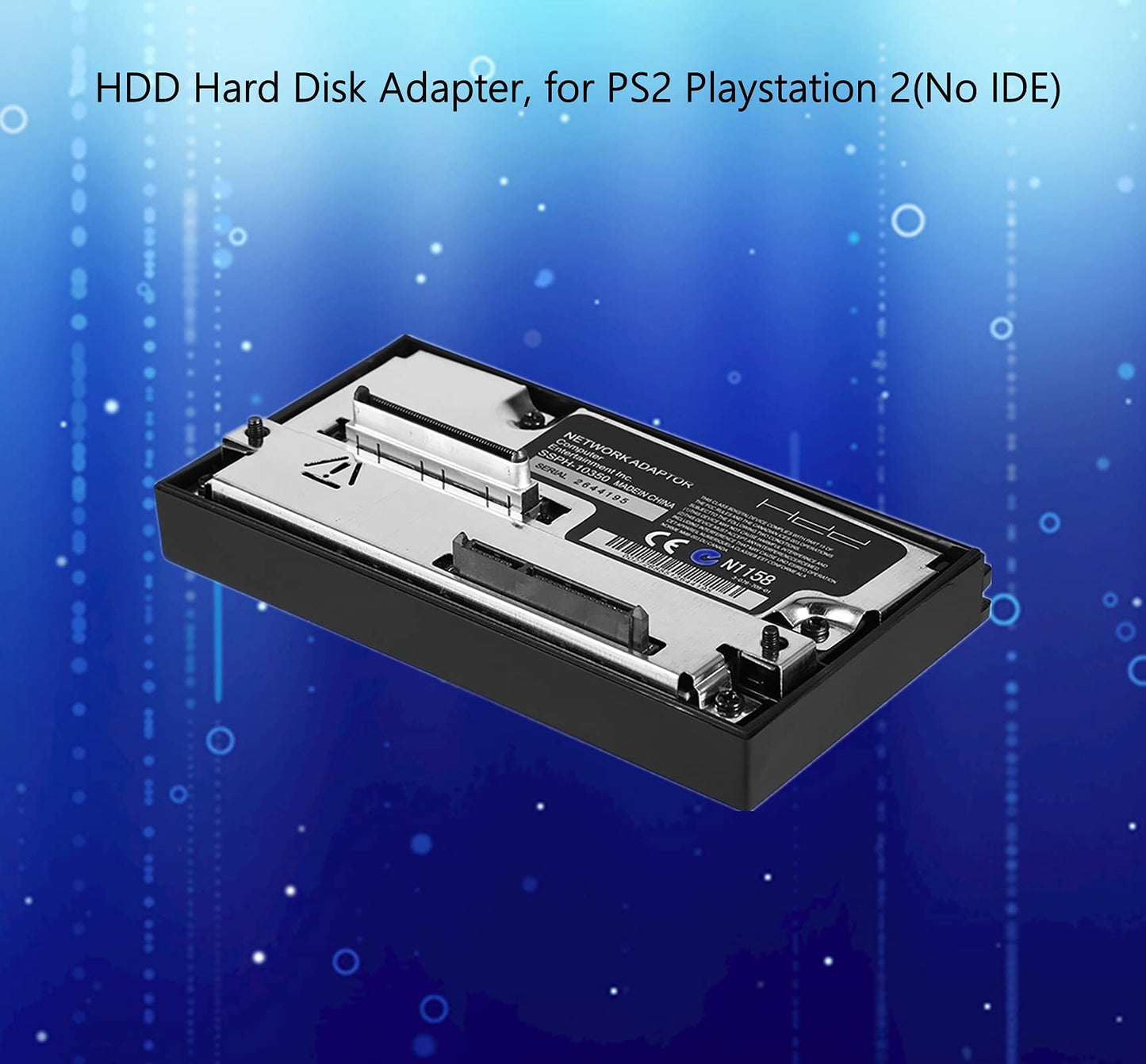Lazmin SATA Network Adaptor, Interface Network Adaptor HDD Hard Disk Adapter for Game Compatible Network Card
