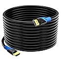 Rommisie 4K HDMI 50 FT Cable (HDMI 2.0,18Gbps) Ultra High Speed Gold Plated Connectors,Ethernet HDMI Cord, 4K@60HZ 2K 1080P 3D ARC Compatible with UHD