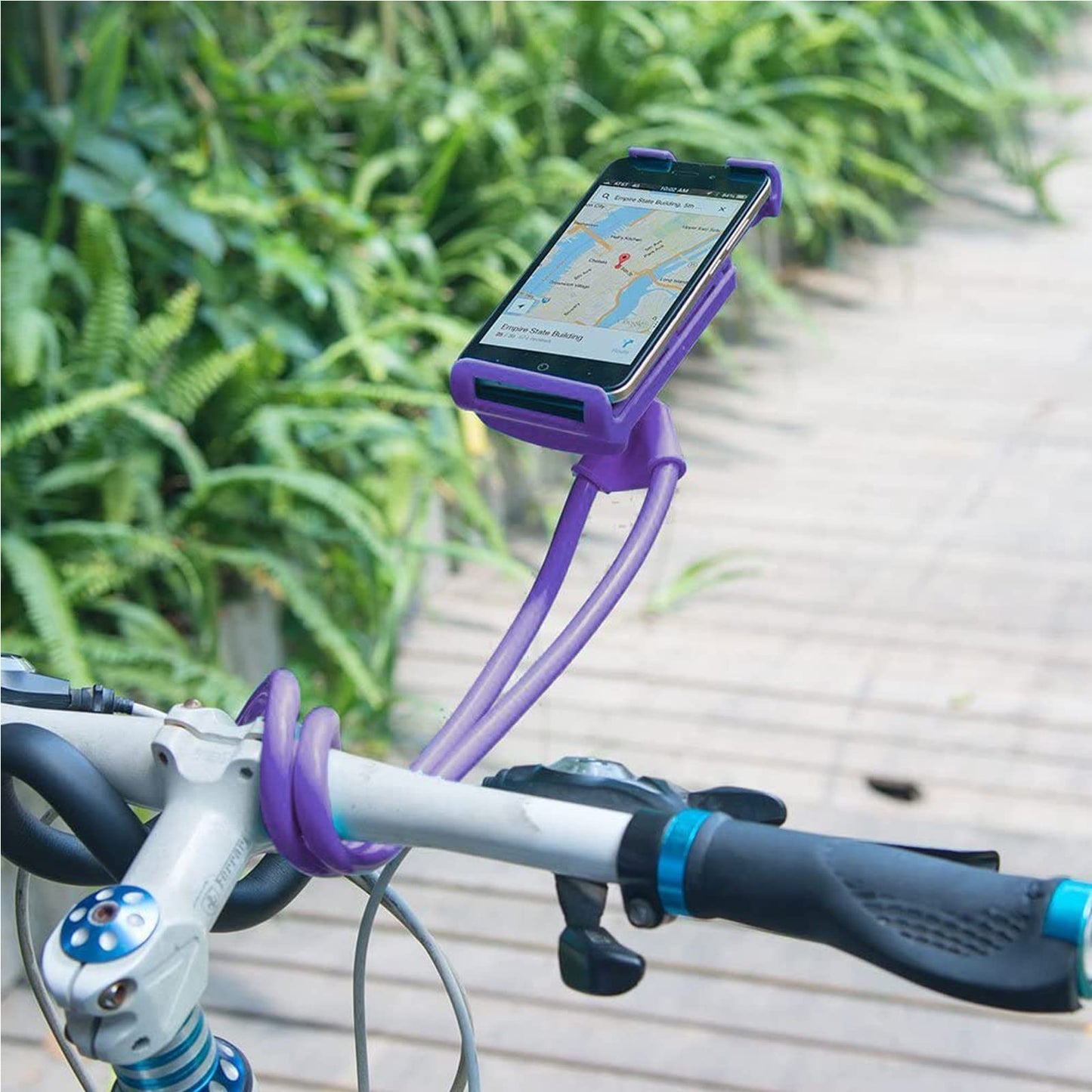 Chapter Seven Universal Smart Mobile Phone Stand,Hanging on Neck Cell Phone Mount Holder, Flexible Lazy Bracket DIY Free Rotating for Multiple