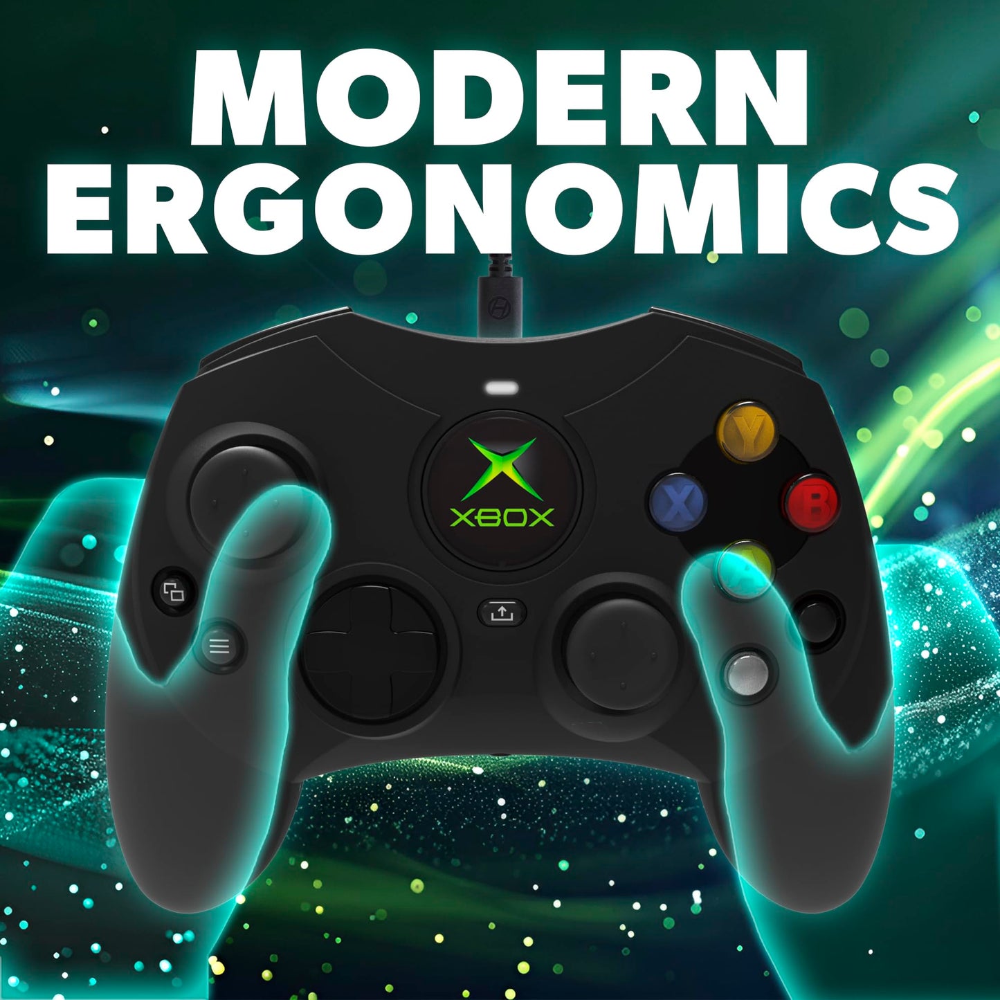 Hyperkin - DuchesS Wired Controller for Xbox Series X|S, Xbox One, Windows 10|11, PC, with Hall Effect Joysitcks, Audio Jack, Impulse Triggers, Black