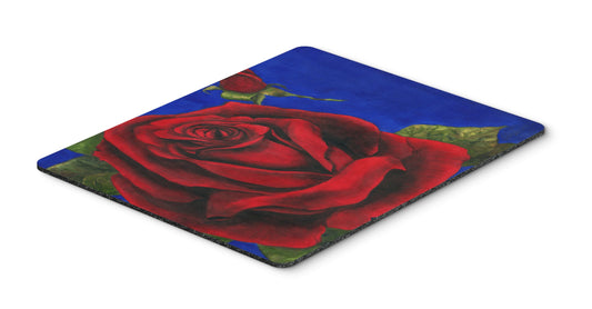 Caroline's Treasures TMTR0226MP Rose by Malenda Trick Mouse Pad, Hot Pad or Trivet for Home Office Gaming Working Computers Laptop Mouse Mat,Washable