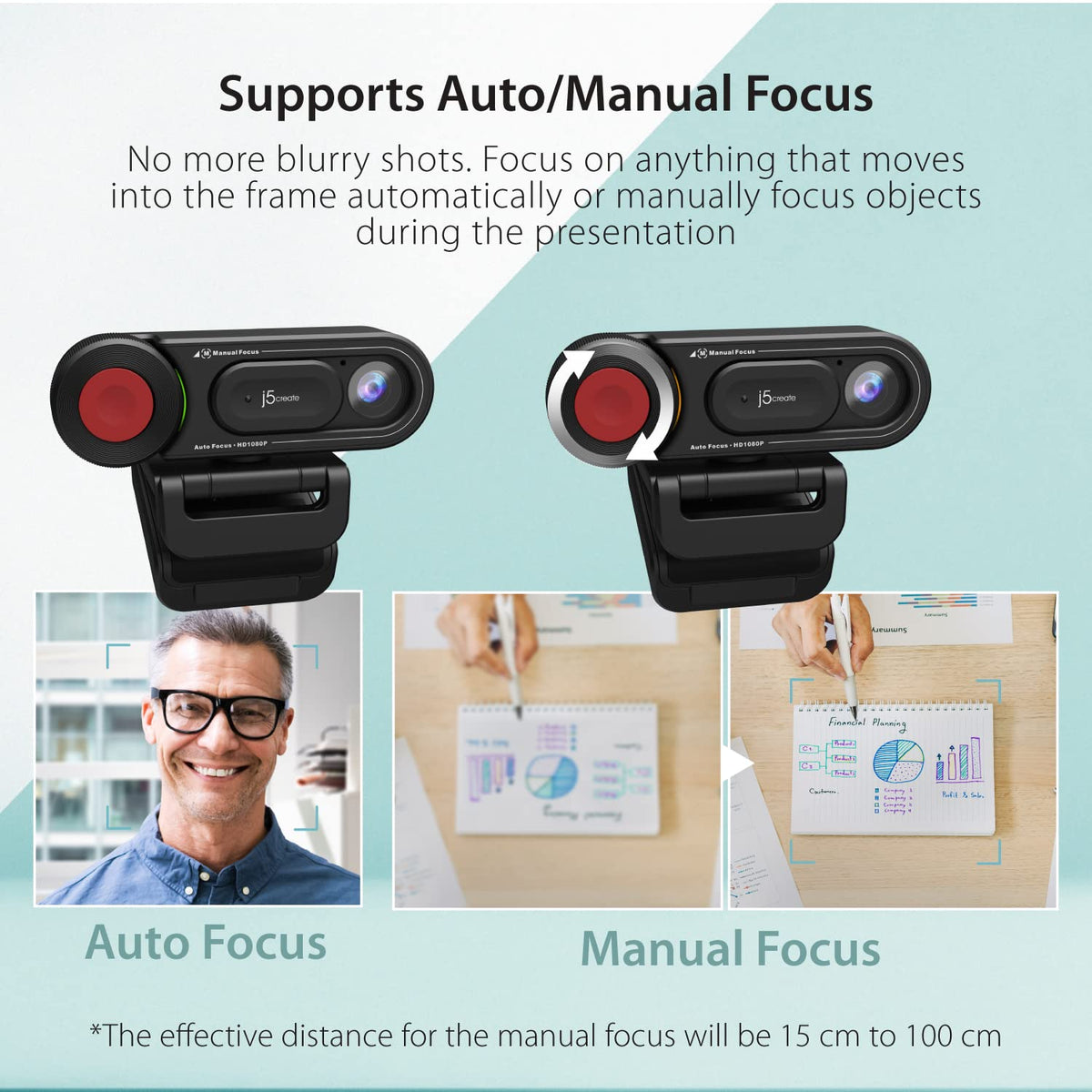 j5create 1080P Dual Mode Webcam and Document Camera